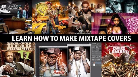 How To Make Mixtape Covers & Mixtape Graphics in Photoshop.